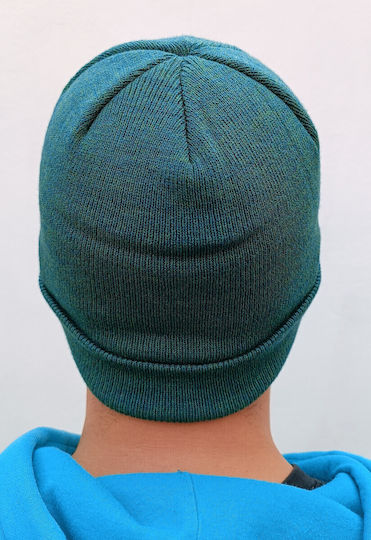 Beanie Ανδρικός Σκούφος Πλεκτός σε Πράσινο χρώμα