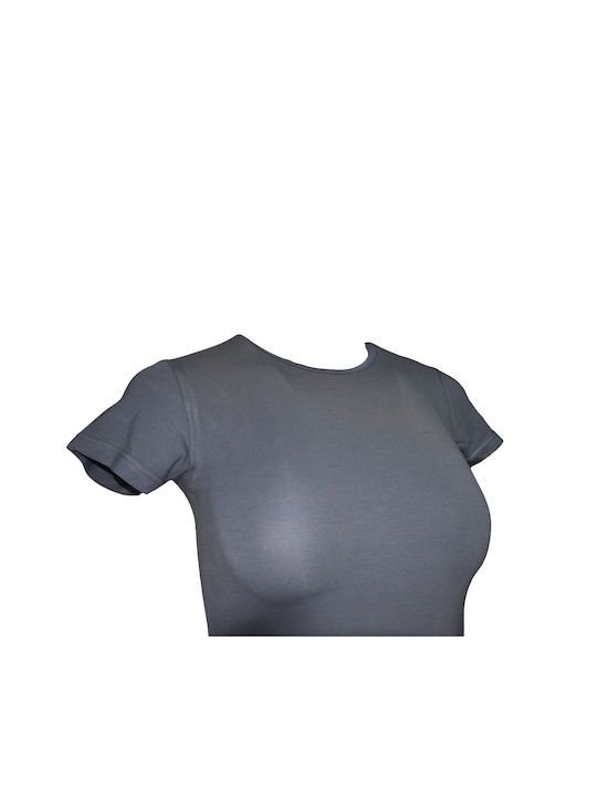 Apple Boxer Mâneci scurte Anthracite Tricou pentru femei