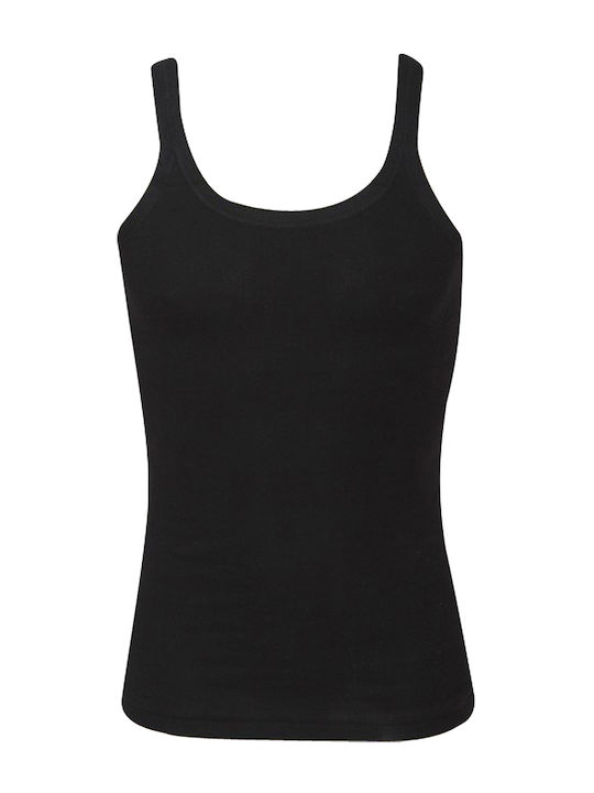 Men's Undershirt Sleeveless in Black Color