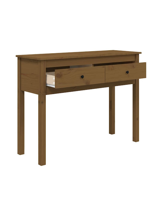 Consolă din Lemn Masiv Brown Honey L100xL35xH75buc