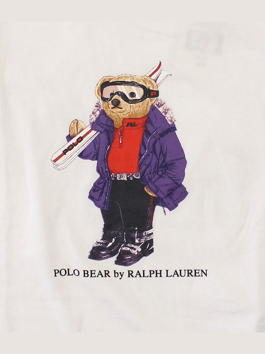 Ralph Lauren Kinderhemd Langarm Weiß