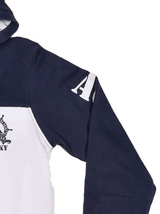 Παιδικό Φούτερ με Κουκούλα Navy Μπλε