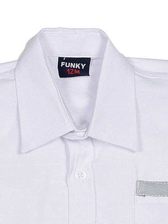 Funky Kids One Color Shirt White