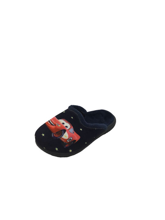 Children's winter slippers fild P30 blue