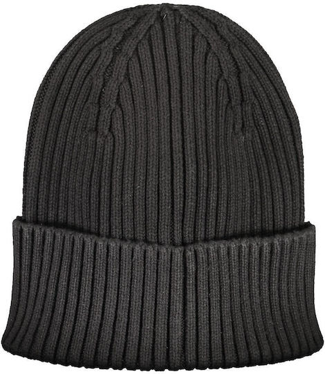 Beanie Männer Beanie mit Rippstrick in Schwarz Farbe 234279-0062