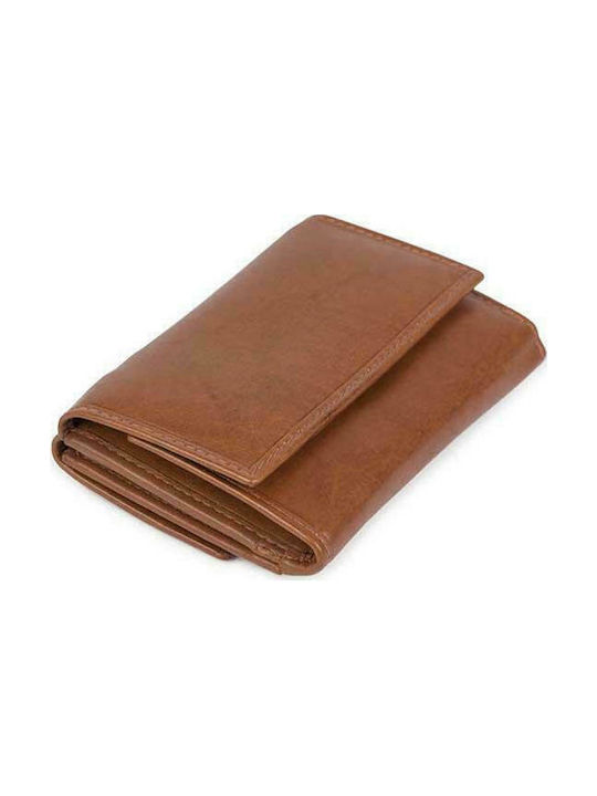 Fetiche Leather Small Leather Women's Wallet Tabac Brown