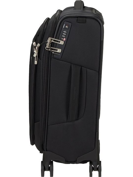 Samsonite Respark Cabin Fabric Black Suitcase With 4 Wheels Height 55cm