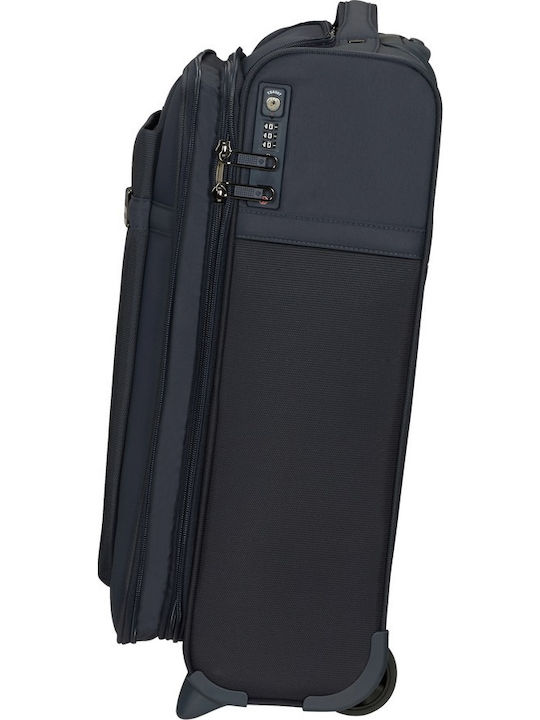 Samsonite Airea Koffer Für Handgepäck Stoff Marineblau Mit 2 Rädern Höhe 55cm
