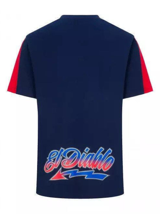 T-SHIRT BLUE N' RED ''EL-DIABLO'' 2033801|FABIO QUARTARARO