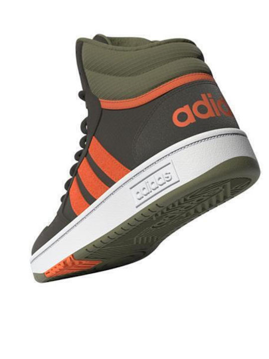Hoops Mid Παιδικά Sneakers High Χακί