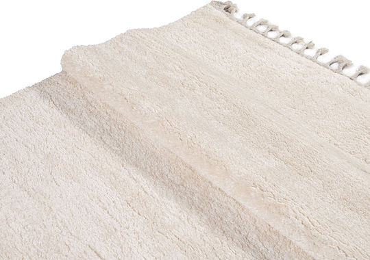 Polcarpet Soft Set Zottelig Schlafzimmer-Teppichsets Synthetisch,Polyester/Cotton/Leather Beige 3Stück