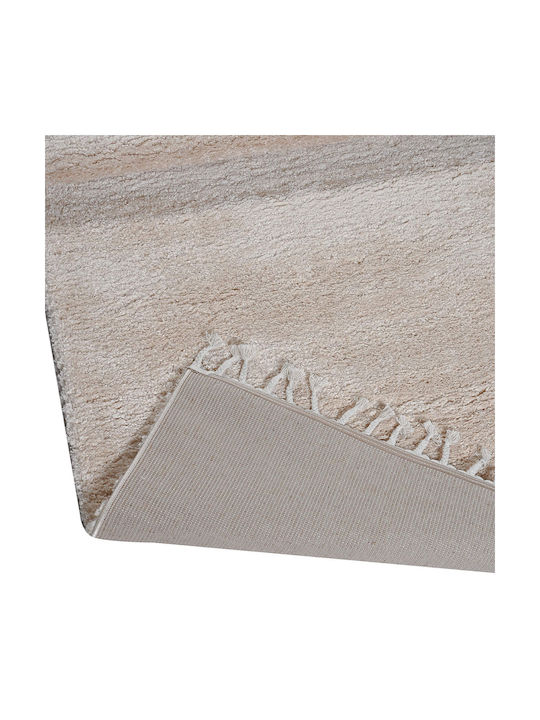 Polcarpet Soft Shaggy Bedroom Rugs Set Beige 3pcs