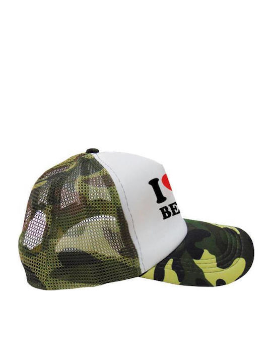 Jockey cu plasă Kaki Camuflaj