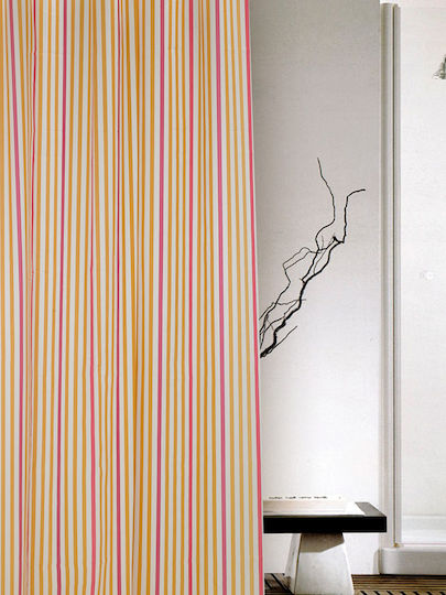 Palamaiki Multi Stripe Душ завеса 180x200см Multi