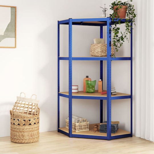 vidaXL Ecke Dexion Regal Verzinkt 75x75x160cm 152852
