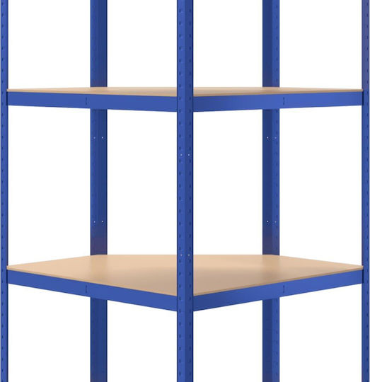 vidaXL Ecke Dexion Regal Verzinkt 75x75x160cm 152852