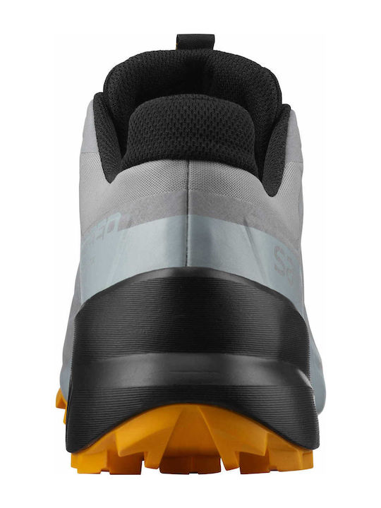 Speedcross 5 GTX Sport Shoes Trail Running Waterproof with Gore-Tex Membrane Monument / Black / Saffron