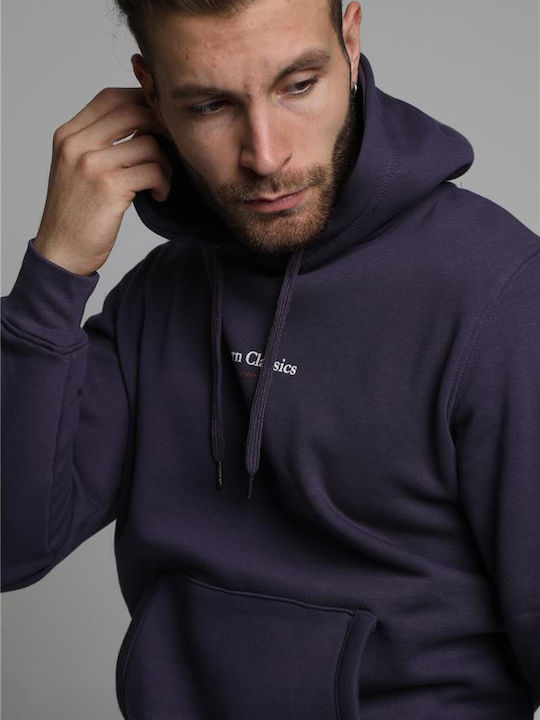 Sweatshirt mit Kapuze Lila