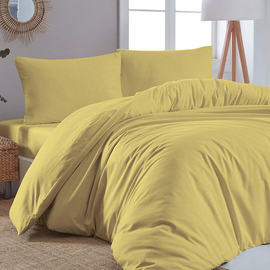 Beauty Home Шалтета Суперспалня Жълто 220x240см