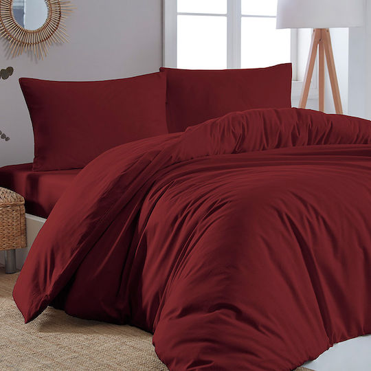 Beauty Home Κουβερλί Μονό Μπορντό 160x240cm Beauty Home Κουβερλί Μονό Μπορντό 160x240cm