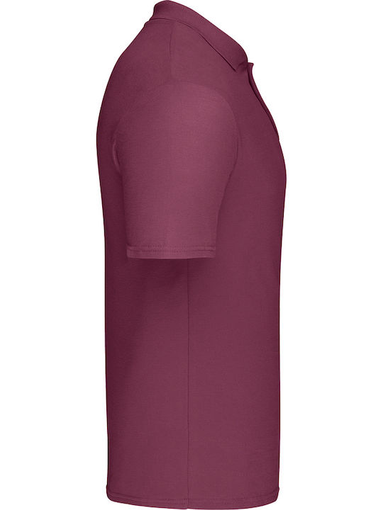 Fruit of the Loom Original Ανδρικό Διαφημιστικό T-shirt Κοντομάνικο Burgundy