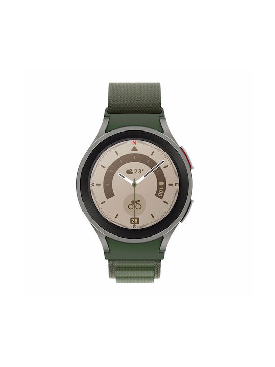 Tech-Protect Armband Stoff Grün (Galaxy Watch4/5/6/7/FE/4 Classic/6 Classic/5 Pro)