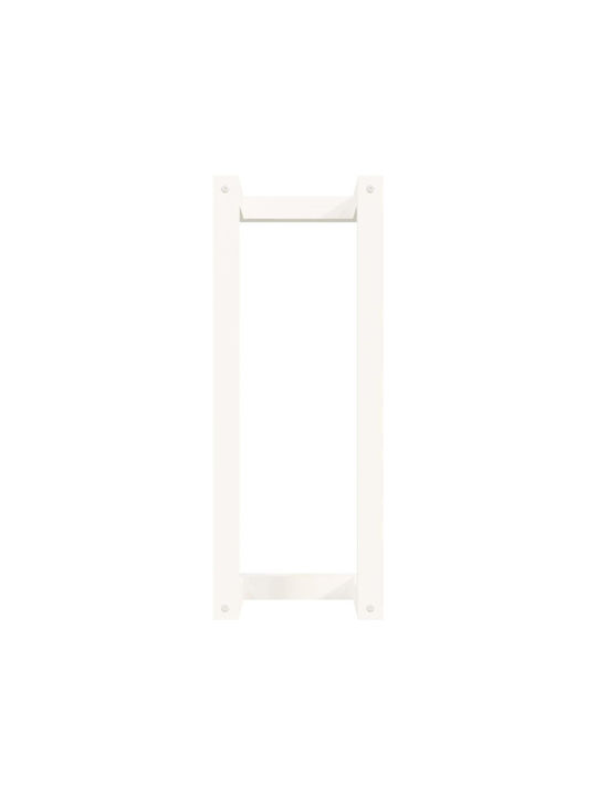 vidaXL Ράγα Μπάνιου Μονή Επιτοίχια με Βίδες ​60x60cm Λευκή