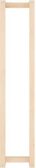vidaXL Single Wall-Mounted Bathroom Rail ​110x110cm Brown