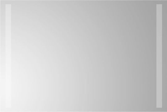 vidaXL Правоъгълена Банско Огледало LED Touch 40x60см