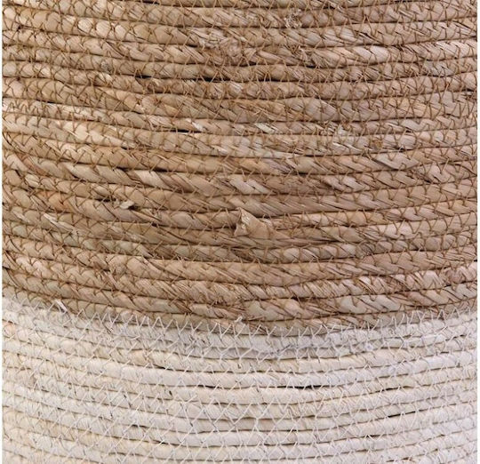 Σκαμπό Rattan Μπεζ 35x35x41cm Σκαμπό Rattan Μπεζ 35x35x41cm