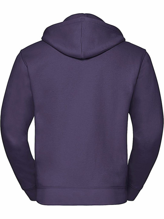 Russell Europe Authentic Men's Long Sleeve Promotional Sweatshirt Purple