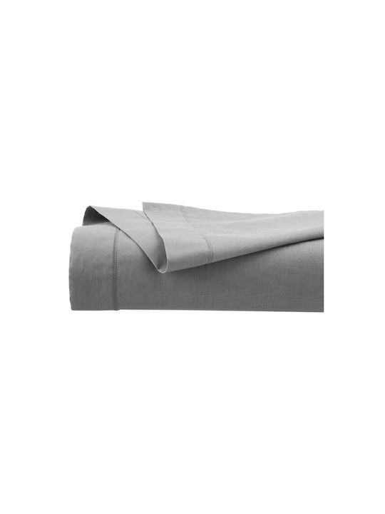 Atmosphera Countertop Super-Double Bed Sheet 240x290cm Gray