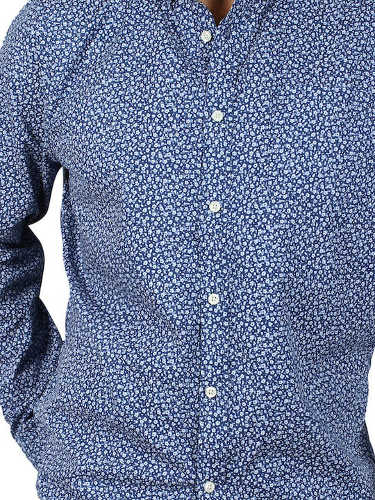 GAP Men's Shirt Long Sleeve Blue