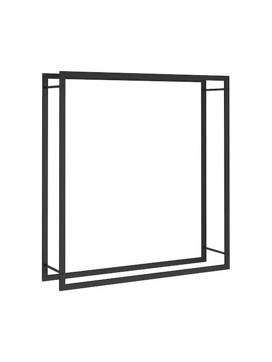 vidaXL Metallisch Regal Holzlagerung 110x28x116cm