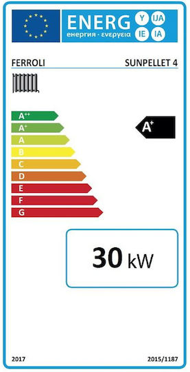 Ferroli SUNPELLET 4 Boiler Pellet cu arzător 25795kcal/h