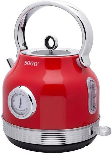 Sogo Електрическа Кана 1.8л 2200W Червена