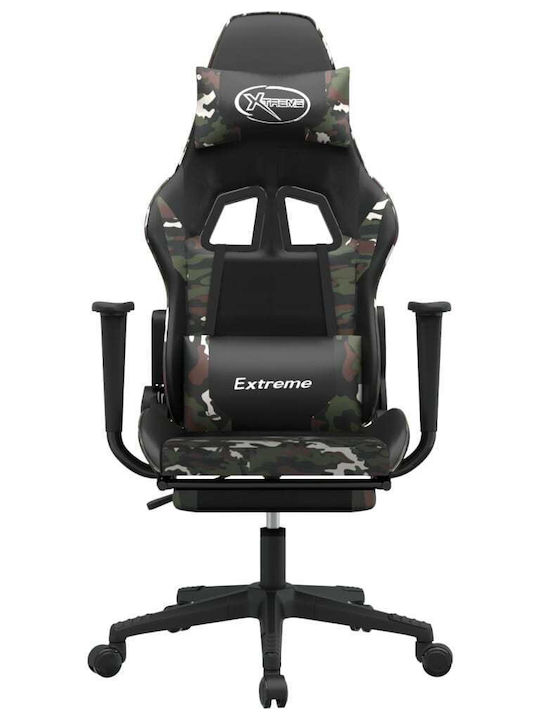 vidaXL 3143710 Καρέκλα Gaming Δερματίνης Μαύρο/Παραλλαγή