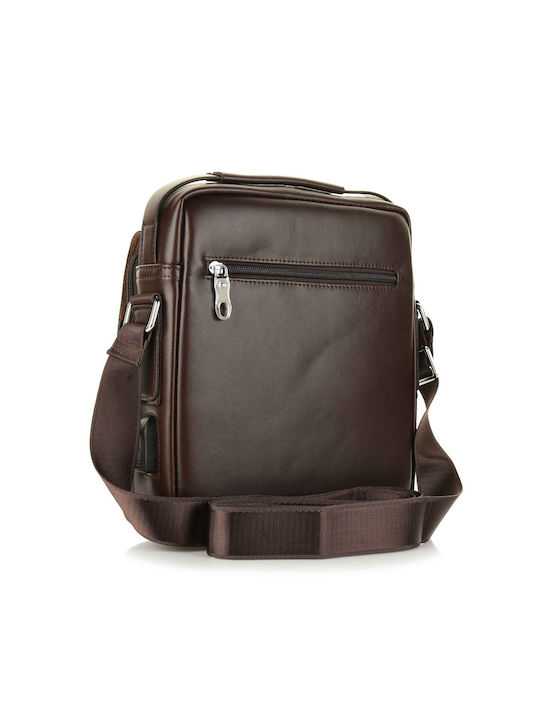 Bartuggi 718-110608 Men's Bag Shoulder / Crossbody Brown 718-110608-brown