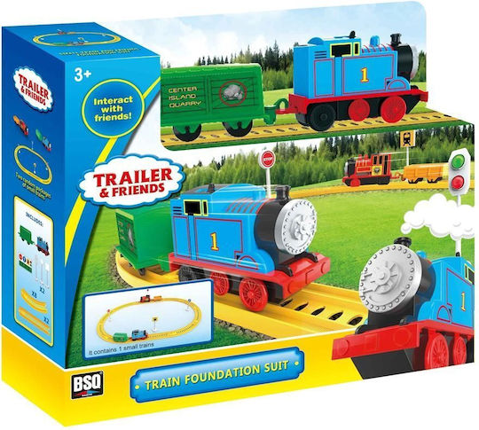 Blue Toys Trailer Friends Сет с Влакче за 3+ години+ Години