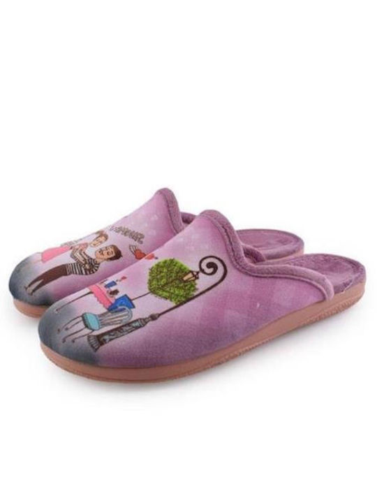 Adam's Shoes Women's Slipper In Pink Colour