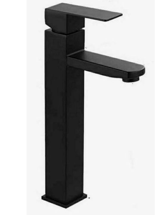 Poly Poly-57 Αναμεικτική Μπαταρία Νιπτήρα Ψηλή Μαύρη