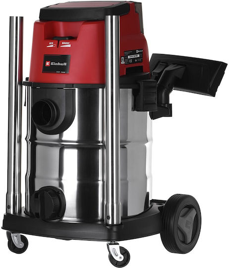 Einhell Tevc 36/25 Li Ssolo Επαναφορτιζόμενη Σκούπα Υγρών / Στερεών Χωρίς Φορτιστή και Μπαταρία με Ανοξείδωτο Κάδο 25lt
