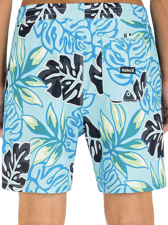 Hurley Cannonball Men's Swimwear Shorts Turquoise Floral