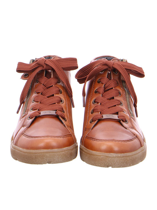 14435-20 Damen Anatomisch Stiefel Cognac