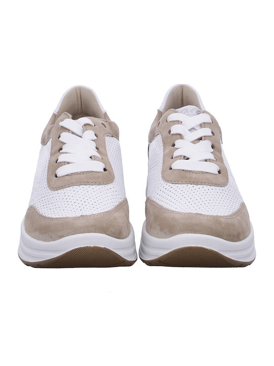 32446-73 Γυναικεία Ανατομικά Sneakers Λευκά