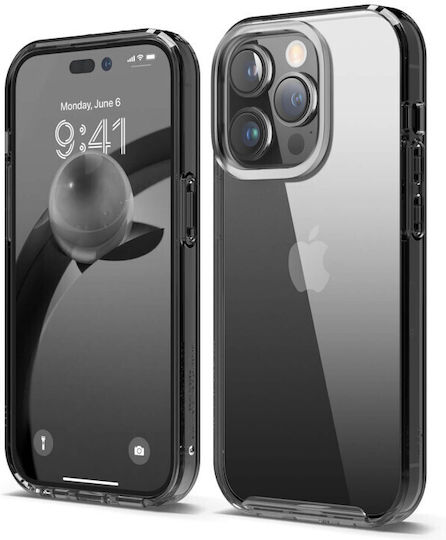 Elago Hybrid Back Cover Silicone Black (iPhone 14 Pro) ES14HB61PRO-BK