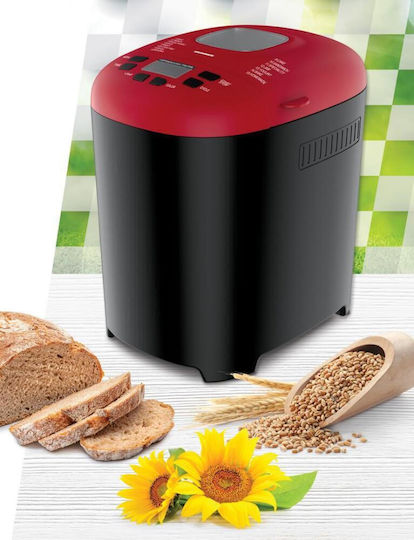 Heinner Bread Maker 550W with Container Capacity 900gr and 15 Baking Programs