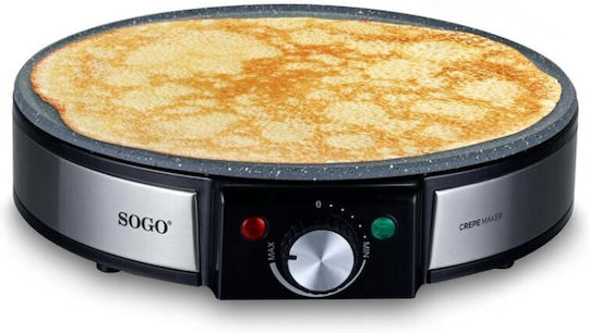 Sogo Κρεπιέρα 30cm Inox 1200W