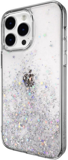SwitchEasy Starfield 3D Glitter Resin MagSafe Back Cover Silicone Clear (iPhone 14 Pro)