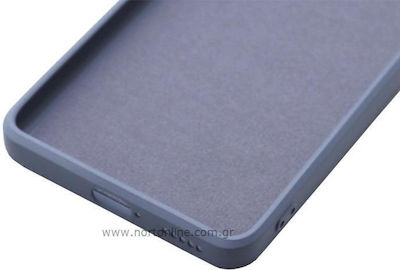 iNOS Liquid Coperta din spate Silicon Grey / Blue (Poco F3 / Mi 11i)